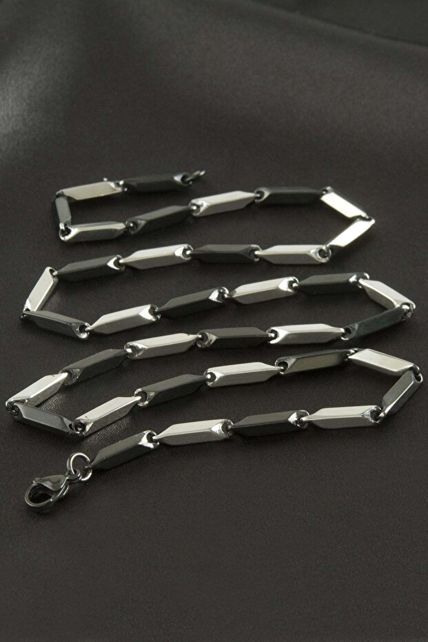 Square Luxury Steel Necklace