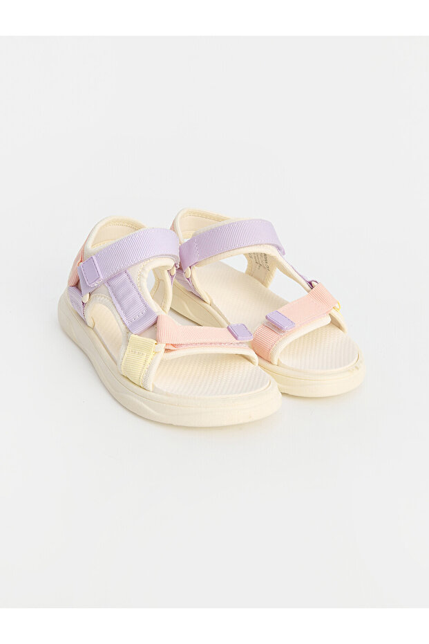 Alita City Lcw Steps Beige Girls' Sandals with a Difference