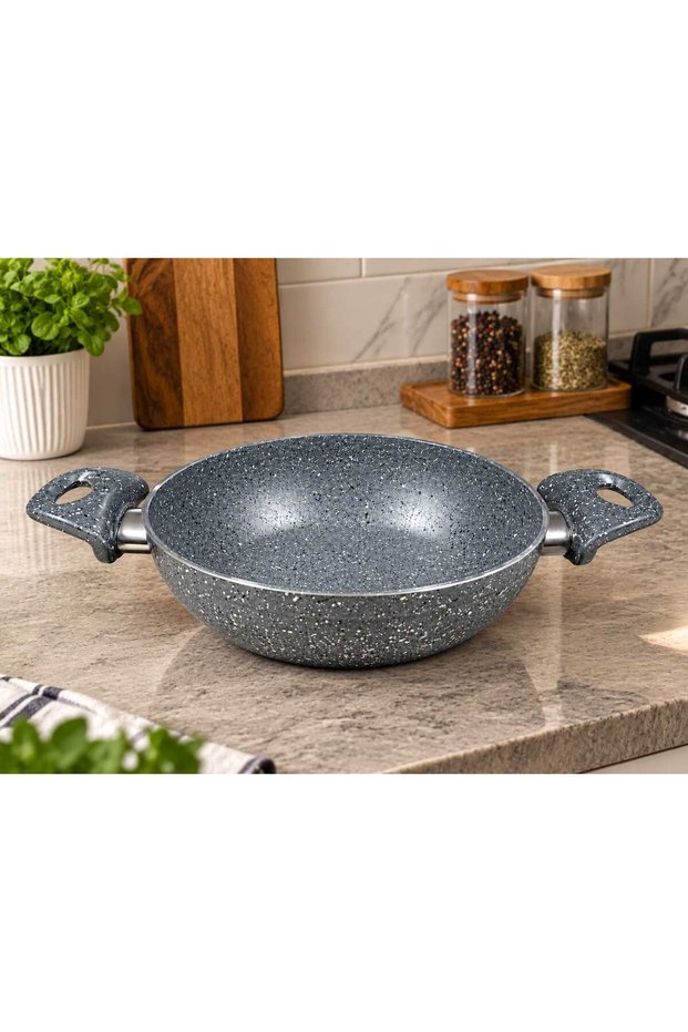 Granite Omelet 22cm Gray
