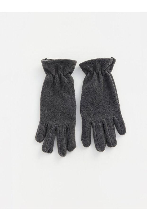 NEVAVM Farkılıكيةً من LCW ACCESSORIES قفازات أنثراسايت سادة للأولاد