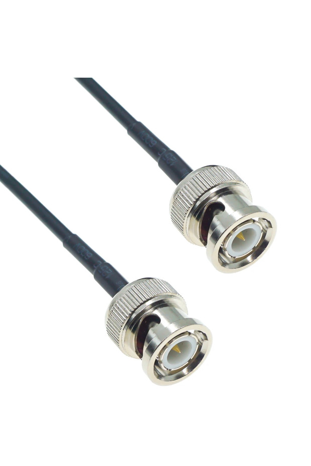 20inch 50cm MALE TO MALE RG174 Cable BNC To BNC Male Female Plug Jack Nut Connector Right Angle Exte