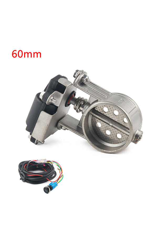 60MM Car/Motorcycle Exhaust Pipe System Locomotive Soundproof Stainless Steel Valve Electronic Switc