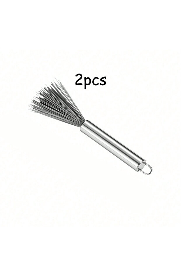 2pcs 2pcs Multi-Functional Cleaning Brush Steel Handle Household Cleaning Brush Home Cleaning Helper