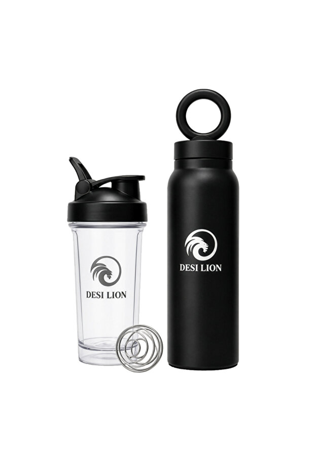 Water Bottle 750ml + FREE Protein Shaker Bottle - 2-in-1 Hydration & Fitness Bundle