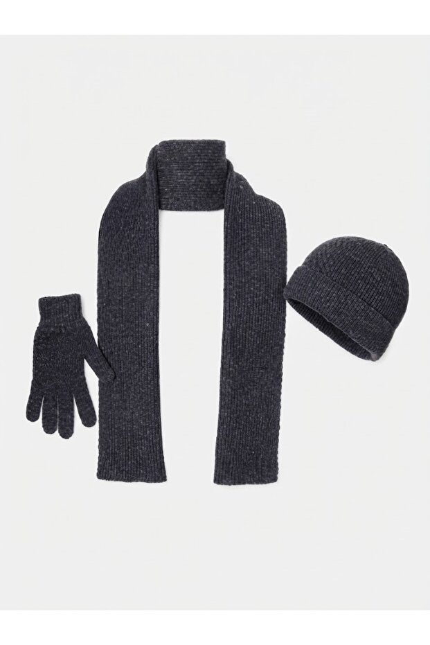 Fo 3098 Kisa 3-Piece Scarf, Beanie and Glove Set