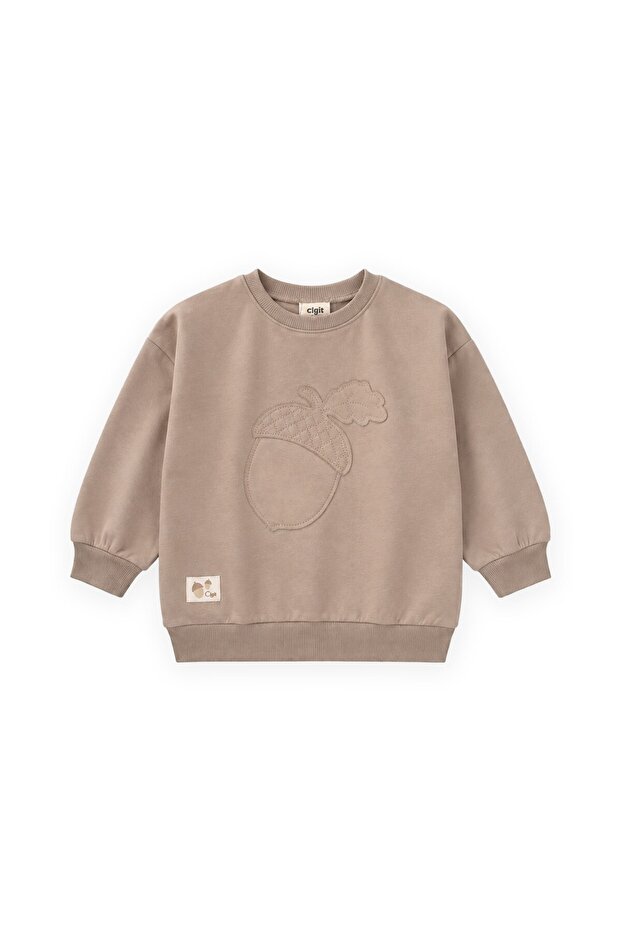 Seasonal Sweatshirt 1-7 Years Warm Mink