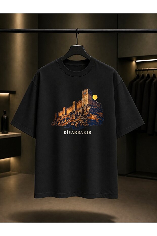 Diyarbakır Zerzevan Castle Printed Unisex 100% Cotton T-Shirt
