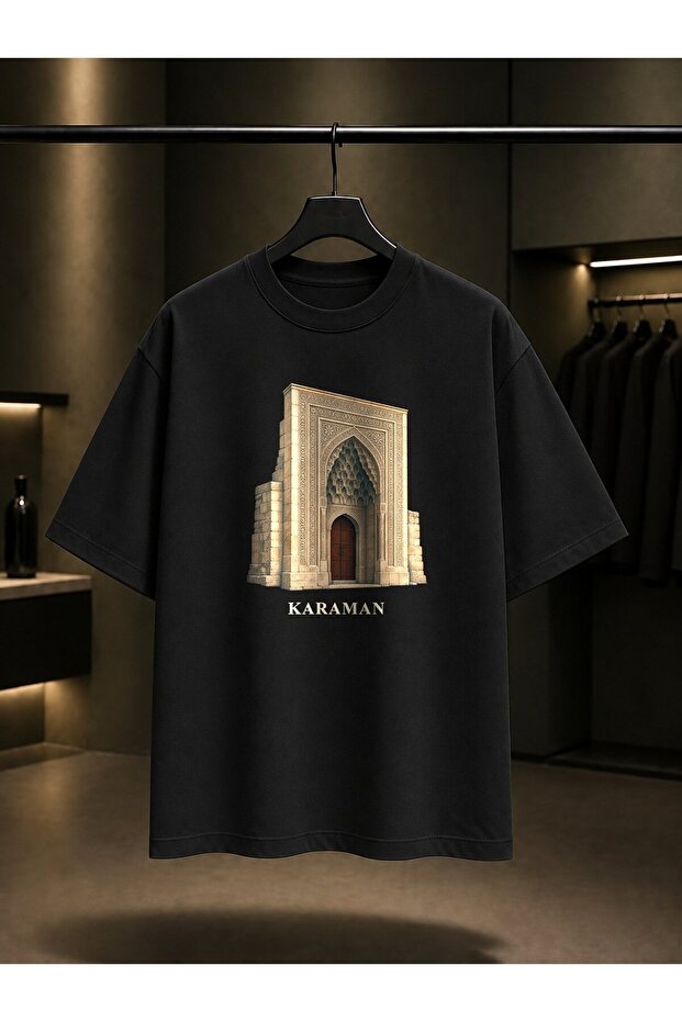 Karaman Hatuniye Crown Printed Unisex 100% Cotton T-Shirt