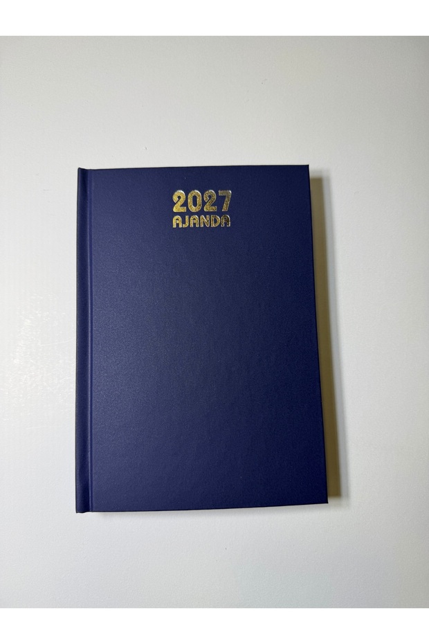 14X20 Volume-Cloth-Covered Annual Agenda Dark Blue