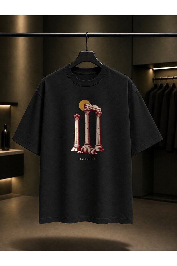 Balıkesir Kyzikos Printed Unisex 100% Cotton T-Shirt