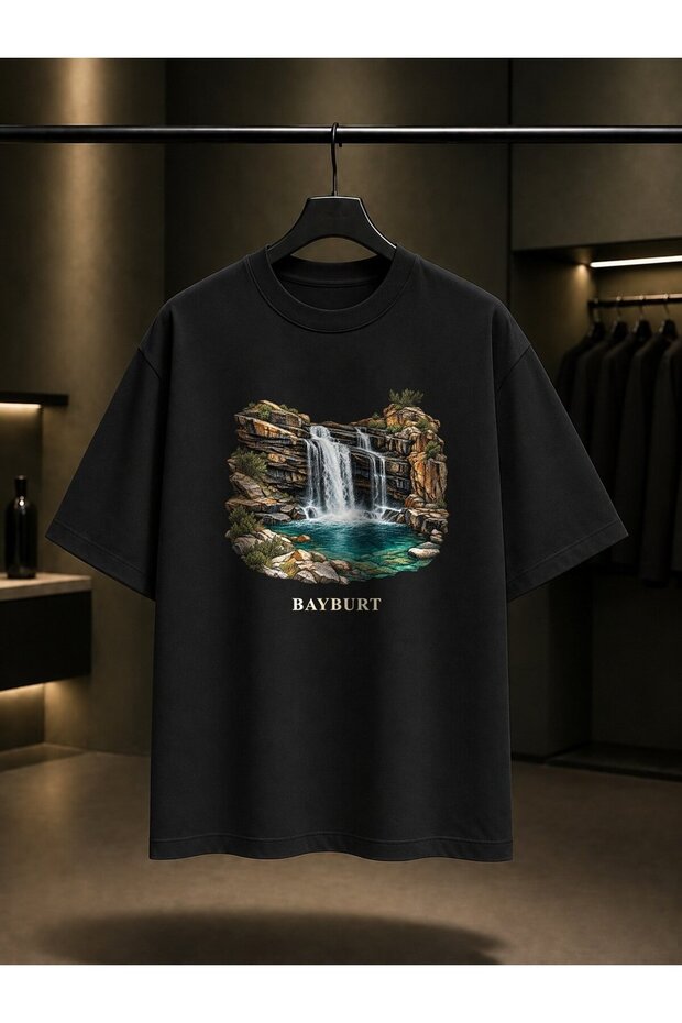 Bayburt Sırakayalar Printed Unisex 100% Cotton T-Shirt