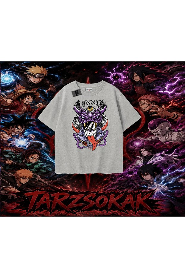 Orochimaru Naruto Anime Character Oversize Unisex T-Shirt White