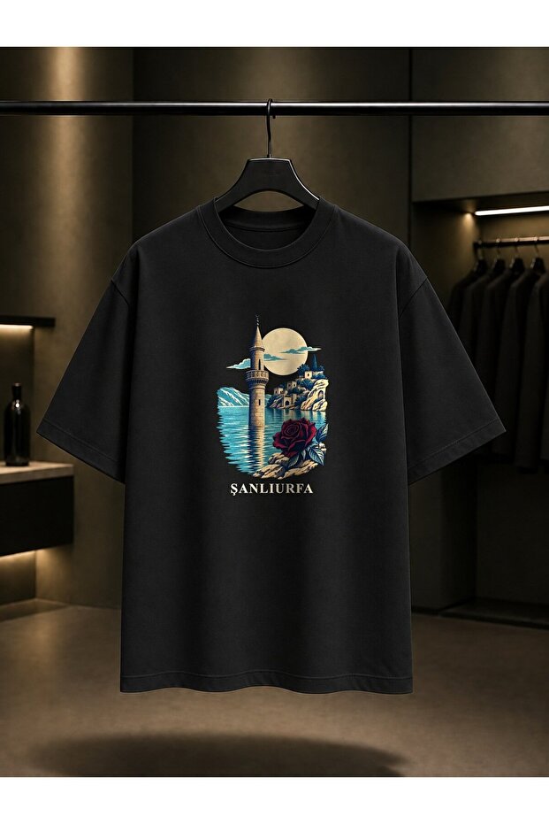 Şanlıurfa Halfeti Printed Unisex 100% Cotton T-Shirt