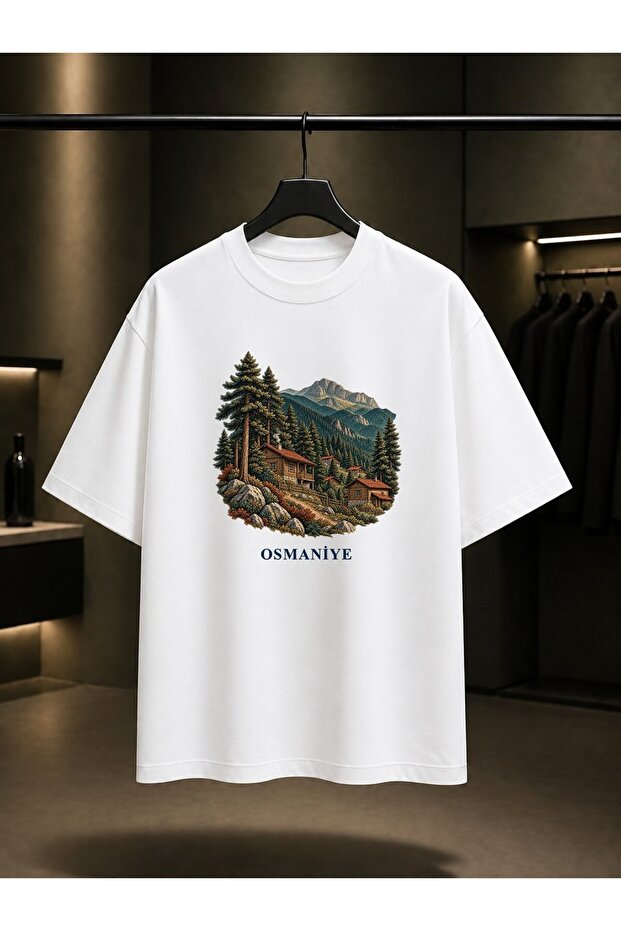 Osmaniye Zorkun Yaylası Printed Unisex 100% Cotton T-Shirt