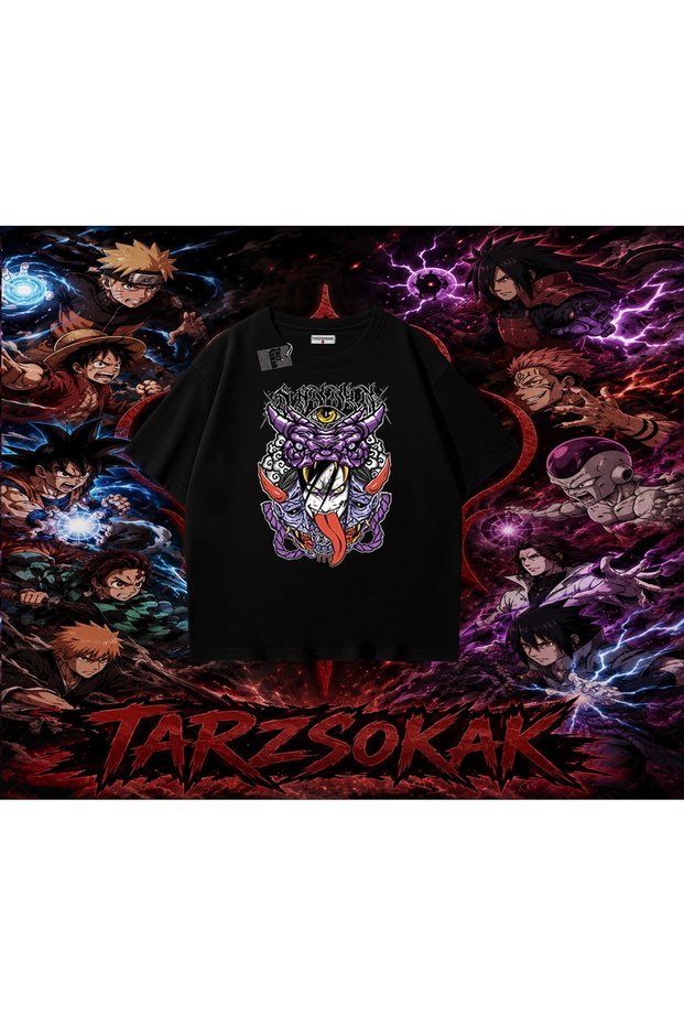 Orochimaru Naruto Anime Character Oversize Unisex T-Shirt White