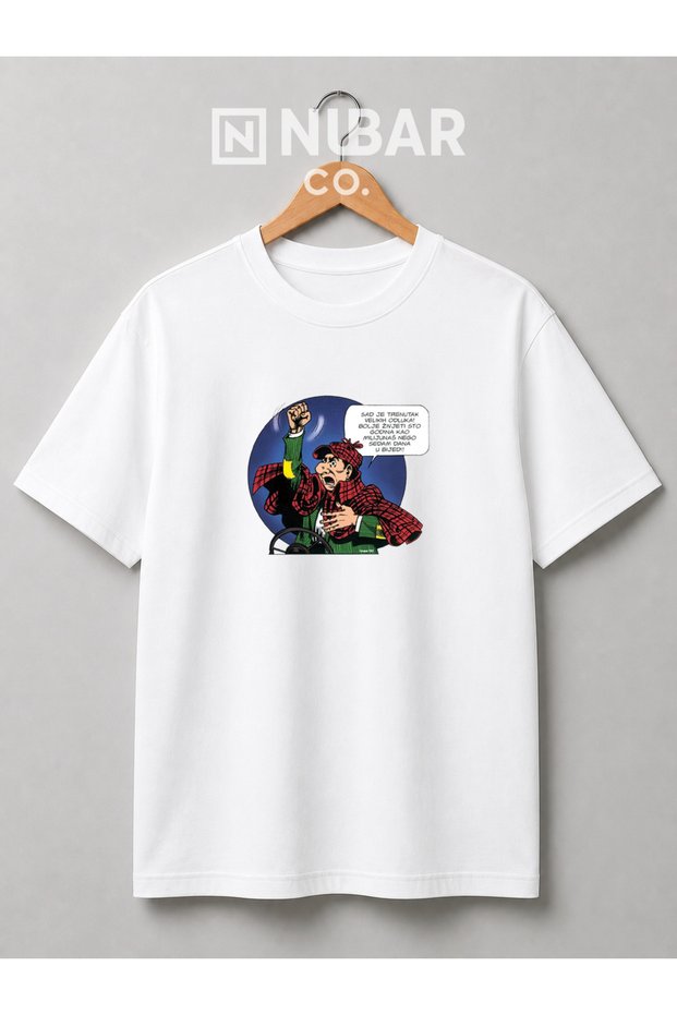 Alan Ford Vintage Comic Unisex Premium Cotton Custom Design T-Shirt - High Quality Printing Tee