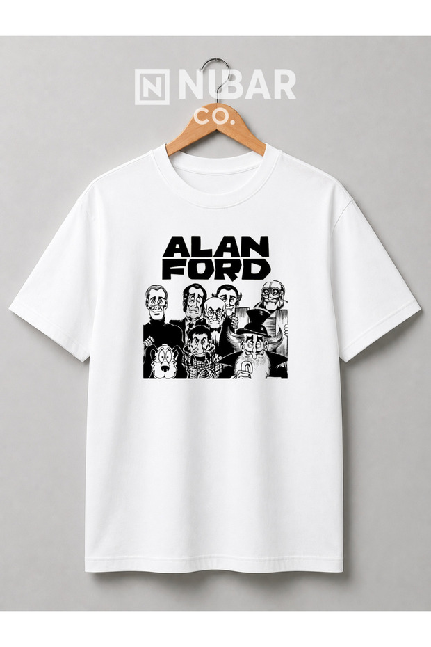 Alan Ford Vintage Comic Unisex Premium Cotton Custom Design T-Shirt - High Quality Printing Tee