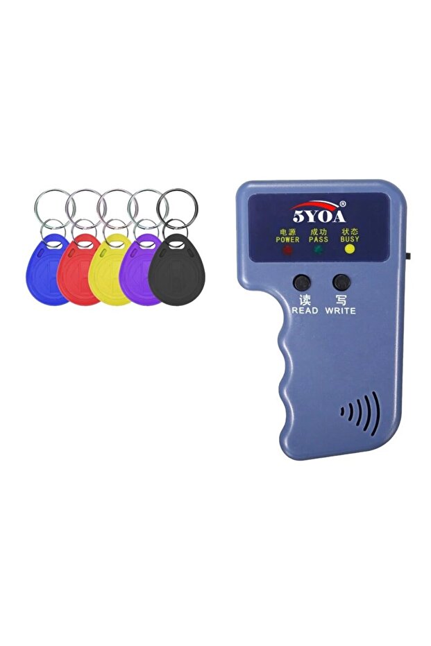 جهاز قراءة ونسخ وبرمجة بطاقات RFID محمول باليد IDW01 بخمسة مفاتيح، يعمل بتردد 125 كيلوهرتز لبطاقات EM4100 وTK4100 وEM430