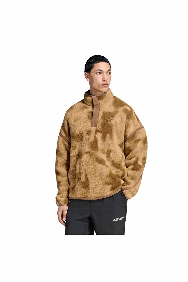 Ks2315-E Mt Ess Hp Aop Men's Sweatshirt Brown