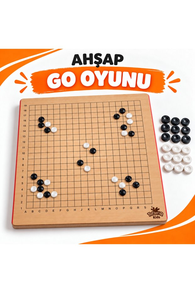 Wooden Go Game 29×29 cm Strategy and Intelligence Game Educational Mind Game