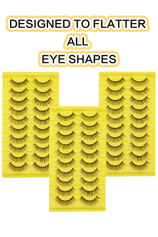 30 Pairs Lengthening False Eyelashes