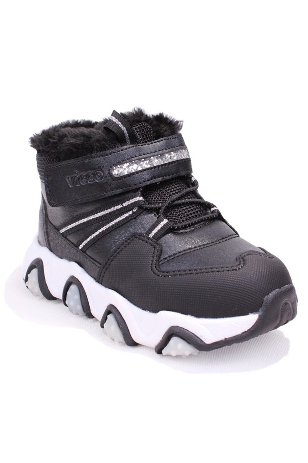 Lola 946P26K228 Black Orthopedic Daily Girls' Sports Boots