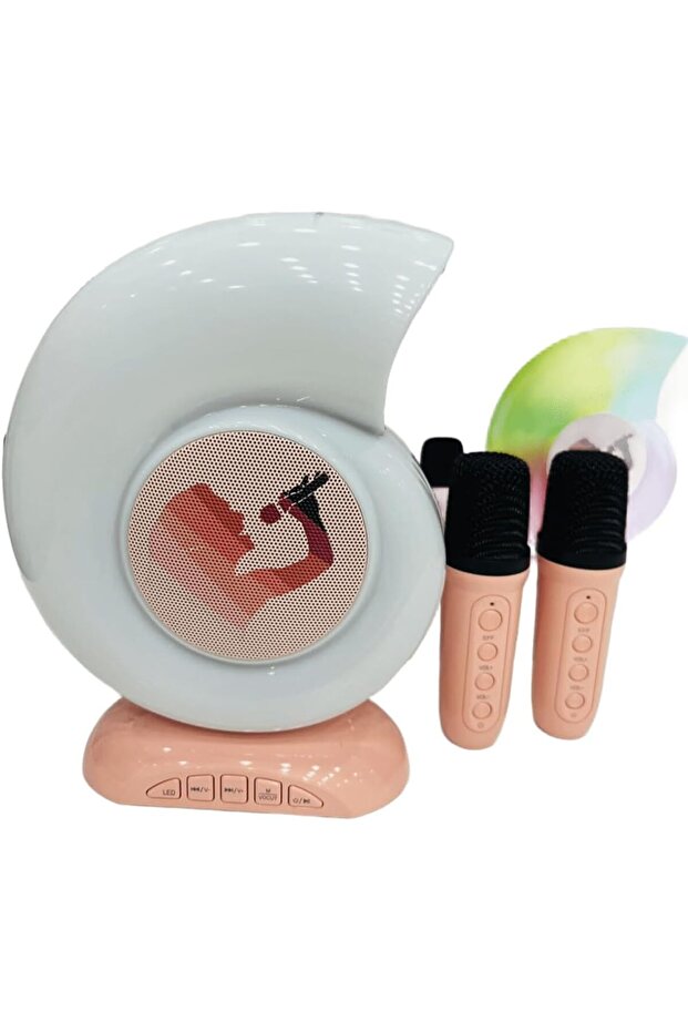 DK-S11 Wireless Lightshow Karaoke Speaker with 2 Microphones