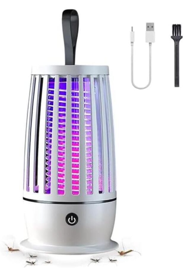 Electric Shock Mosquito Killing Lamp with UV Light Trap
