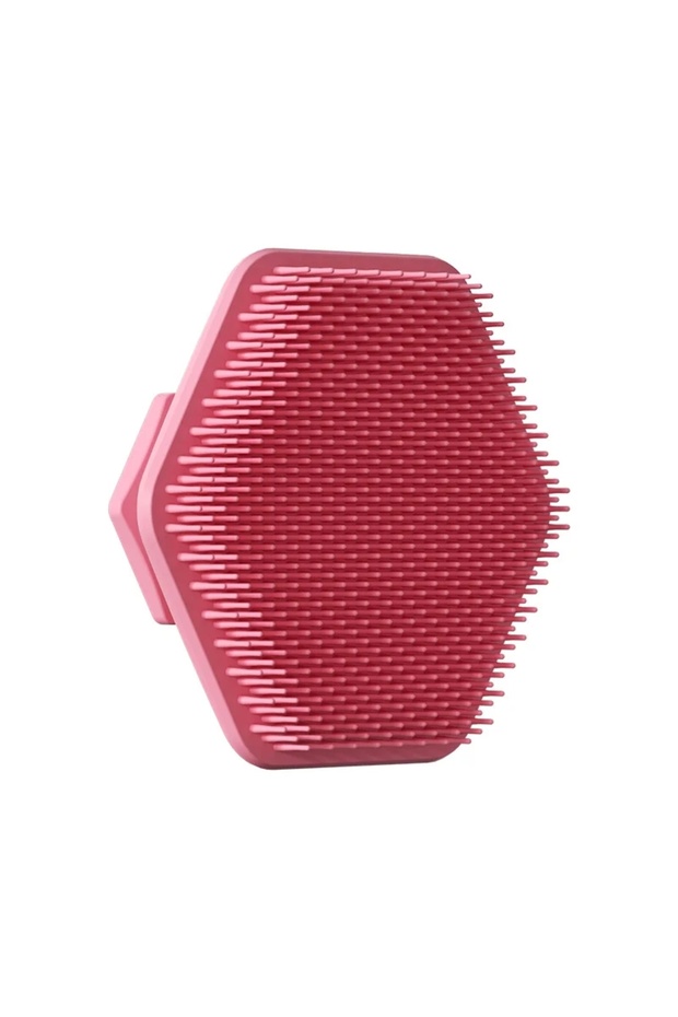Pink Silicone Facial Cleaning Brush Scrubber Silicone Miniature Face Deep Clean Shave Massage Face S