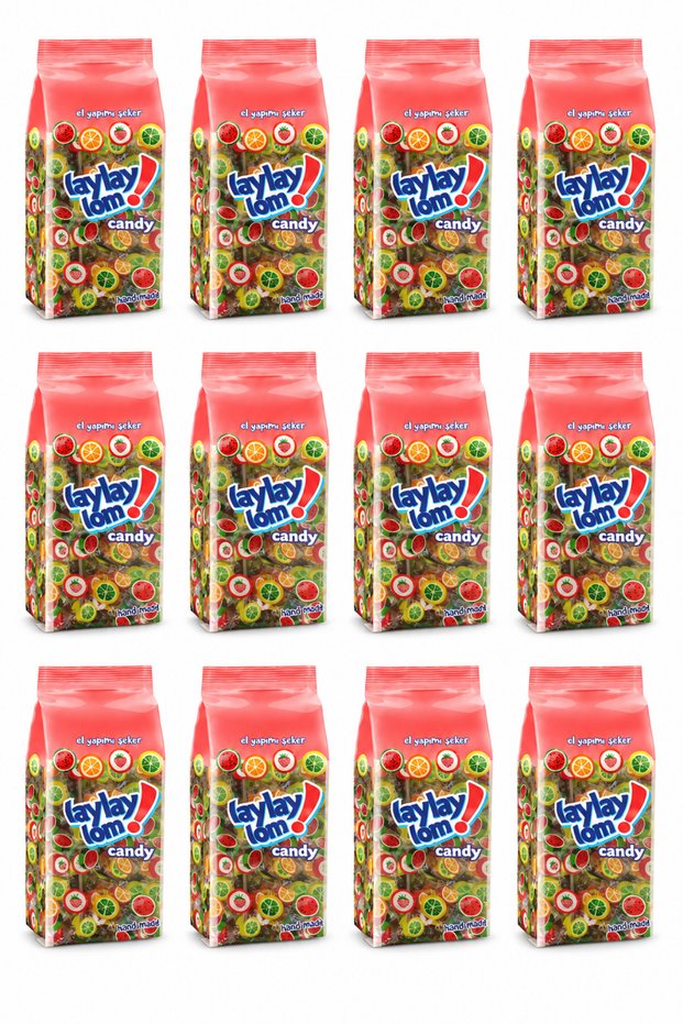 Laylaylom Handmade Candy 180 Gr X 12 Pieces Mixed Fruits