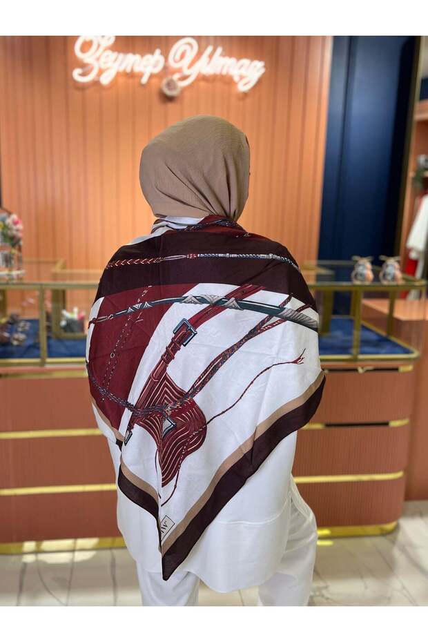 Shoulder Shawl Burgundy