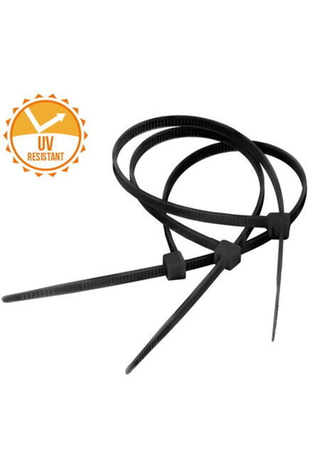 FASETE REZISTENTE UV 2.5X200MM NEGRE SET 100B