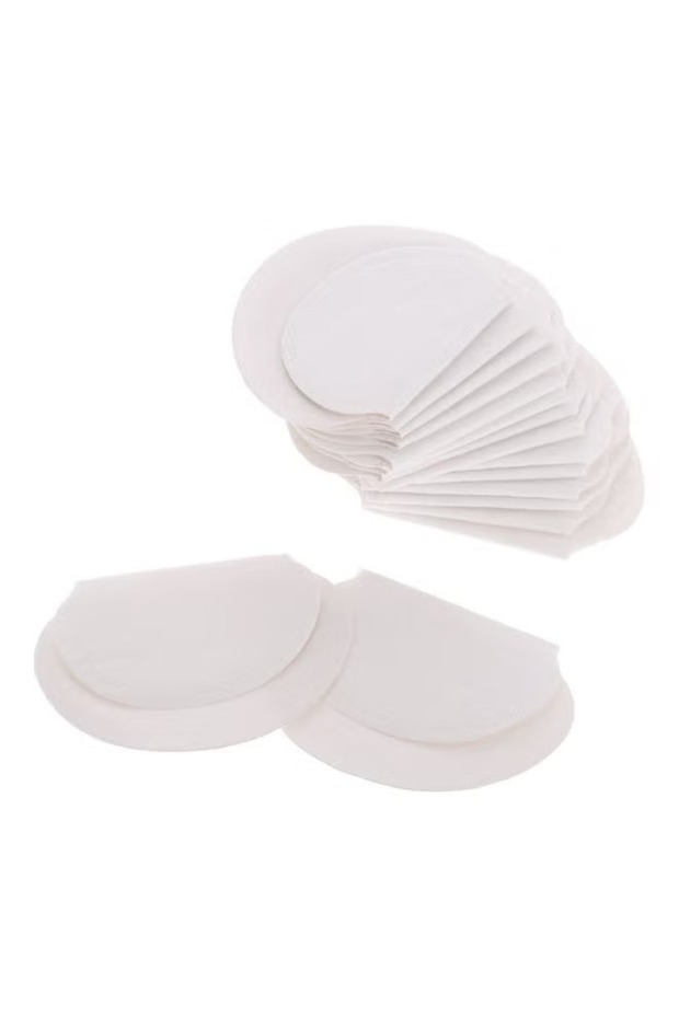 Disposable Anti-Sweat Underarm Pads & Collar Protector Stickers (10-Pack)