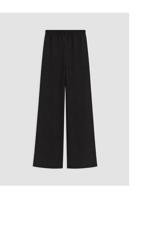 Girl's Black Knitted Pants