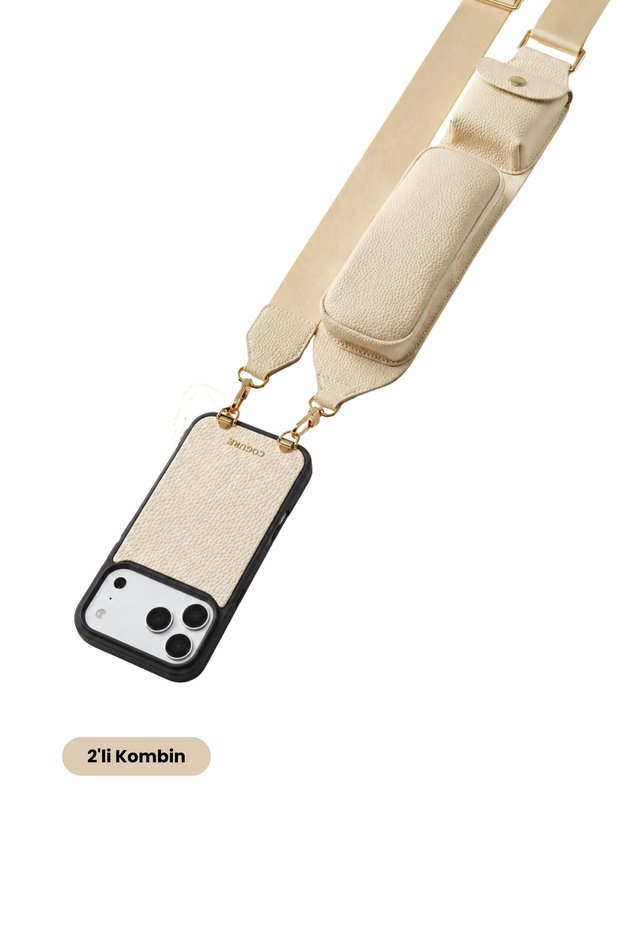 Hera iPhone 18 Pro Max / 17 Pro Max Compatible Magsafe Case with Glasses Case Crossbody Strap Set of 2