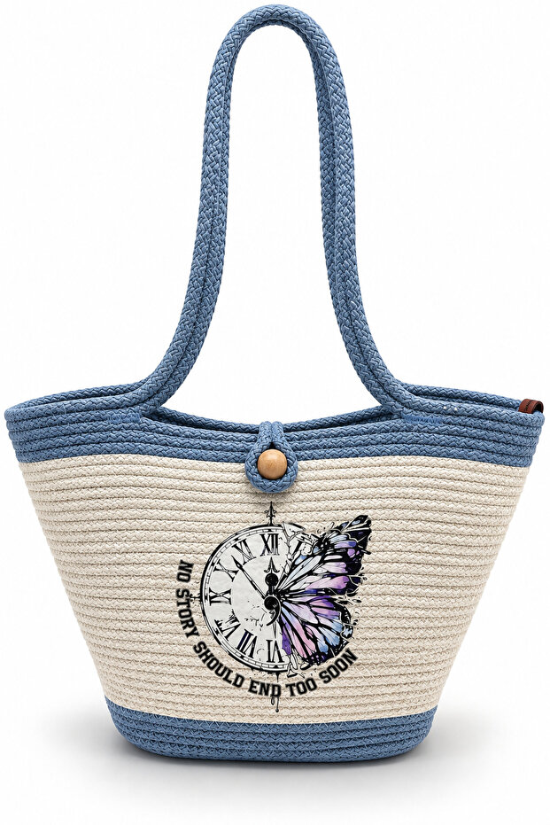 Women's Knitted Straw Shoulder Bag – Handmade Large Size Summer Casual Bag