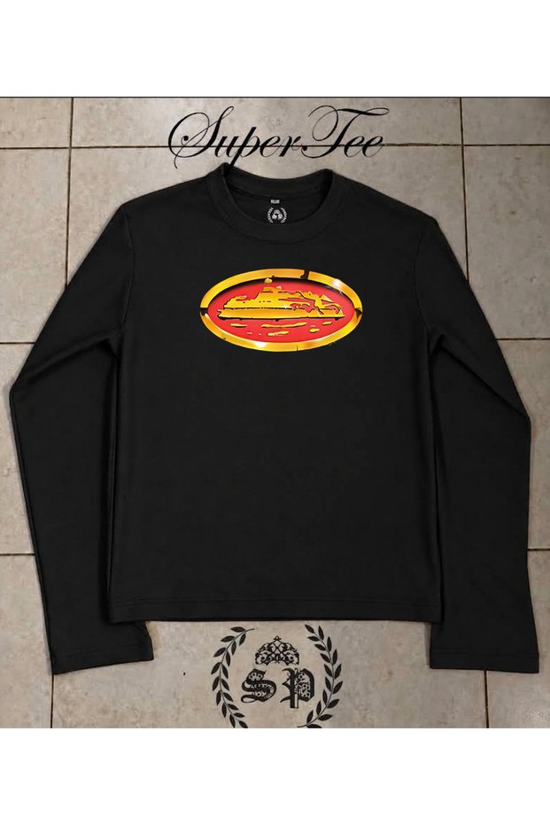 Long Sleeve Vintage Y2K Tee Supertee Design Trend Top10 Cortez X Cheef Keef X