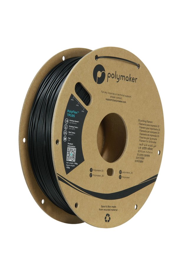 PolyFlex TPU 95A Filament, 2.85mm, 750g