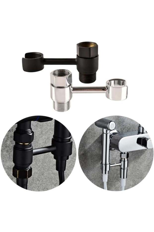 كوع مع مسكة شطاف Elbow with bidet holder