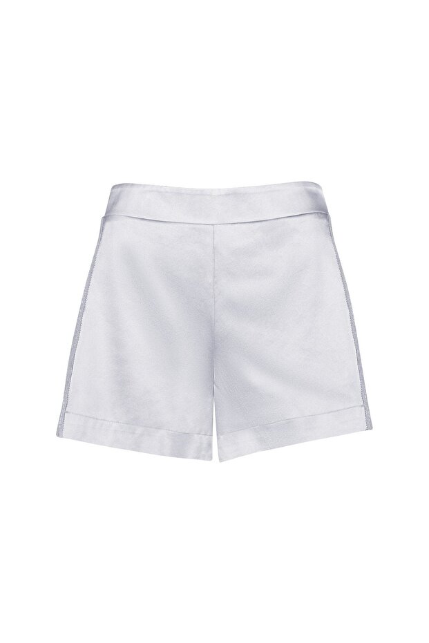 Midnight Whisper Shorty Lace Stretch Silk Shorts Panties