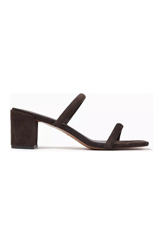 65 mm Suede Heeled Sandals