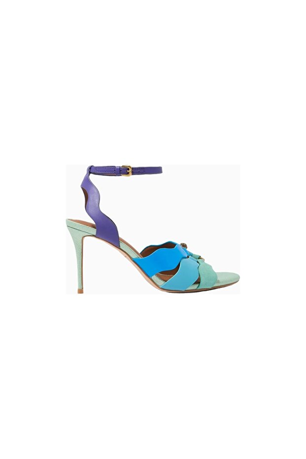 Sun Wave 100% Leather Luxury Design Women's Sandals