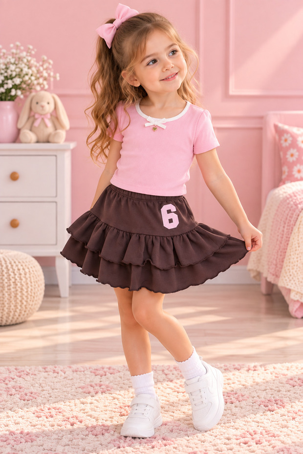 Girl's Skirt Suit