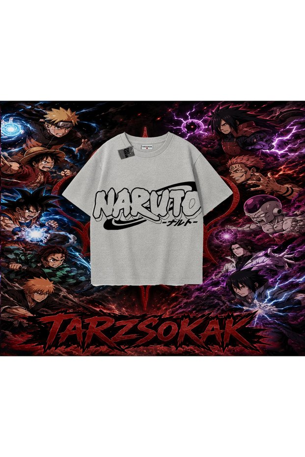 Naruto Uzumaki Premium Anime Oversize Unisex T-Shirt White