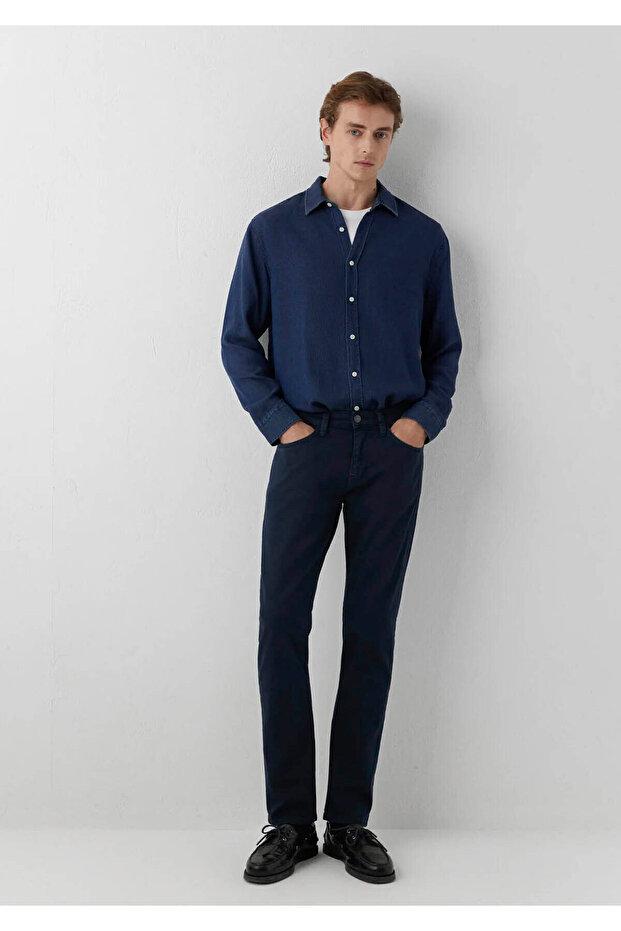 Jake Dark Navy Blue Men's Trousers M00422A4092