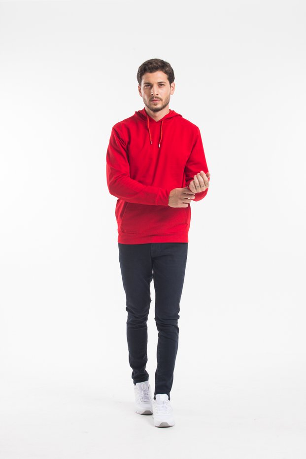 Men's Hooded Kangaroo Pocket Two-Thread Sweatshirt The26Sw55