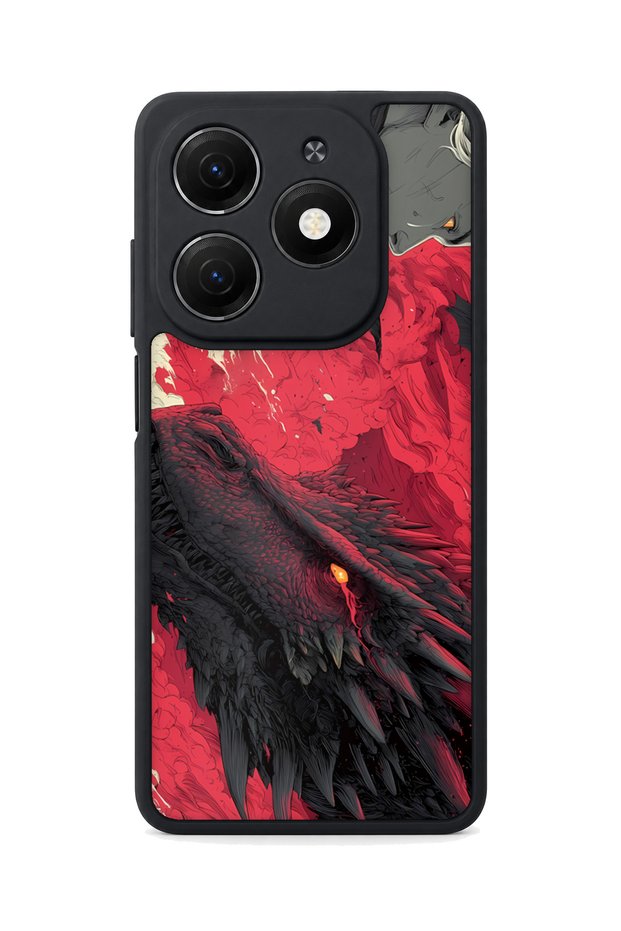 Spark 20 Compatible Raven Patterned Camera Protected Shockproof Case