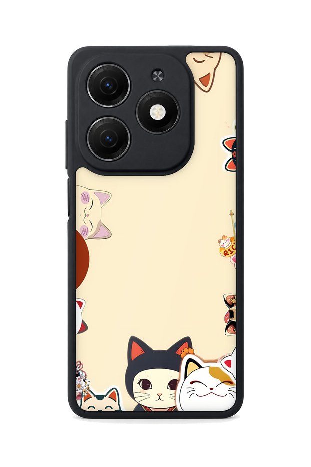 Spark 20 Compatible Manekineko Patterned Camera Protected Shockproof Case