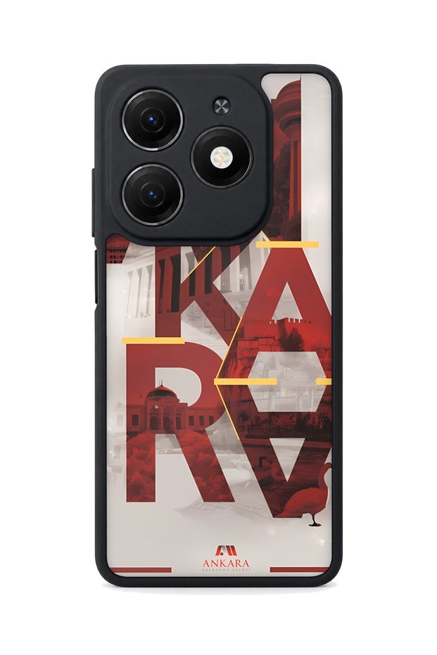 Spark 20 Compatible Capital Patterned Shockproof Case with Camera Protection