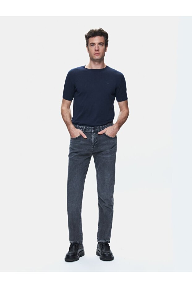 Joshua 200 Low Waist Skinny Leg Mid Indigo Jean Pants